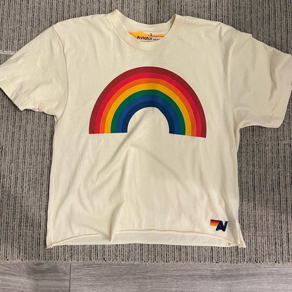 Aviator Nation Rainbow Tee - S